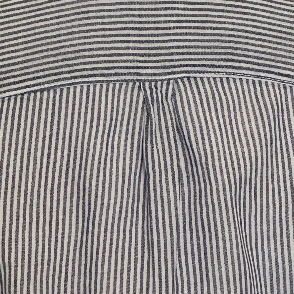 Xirena Coast Beau Shirt Blue & White Stripe Button Up Long Sleeve Top Women’s M - Picture 7 of 10